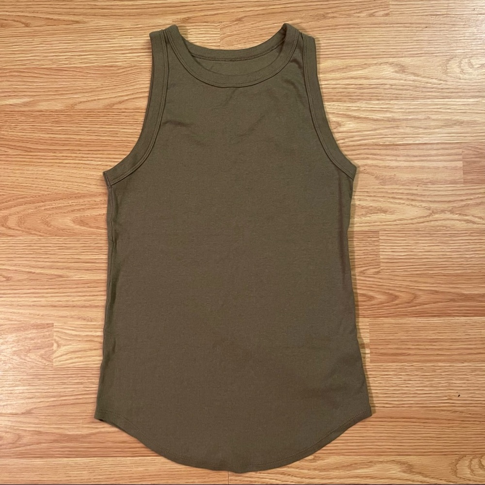 A new day ribbed tank top